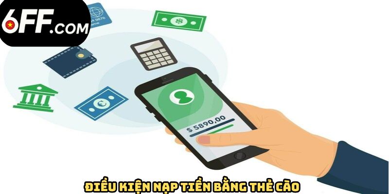 Nạp Tiền Bằng Thẻ Cào - Giao Dịch Chuẩn Nhất Tại 6FF - RIDUVE